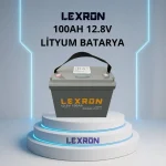 LEXRON 100Ah 12.8V Lityum Batarya
