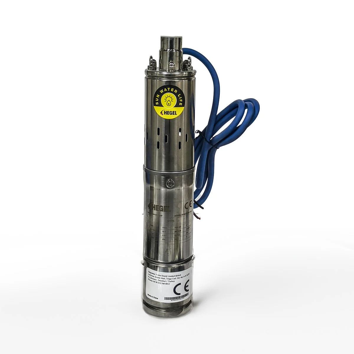 3HR210-8018A_1111 HEGEL 24V 210W SOLAR DALGIÇ POMPA - Görsel 1