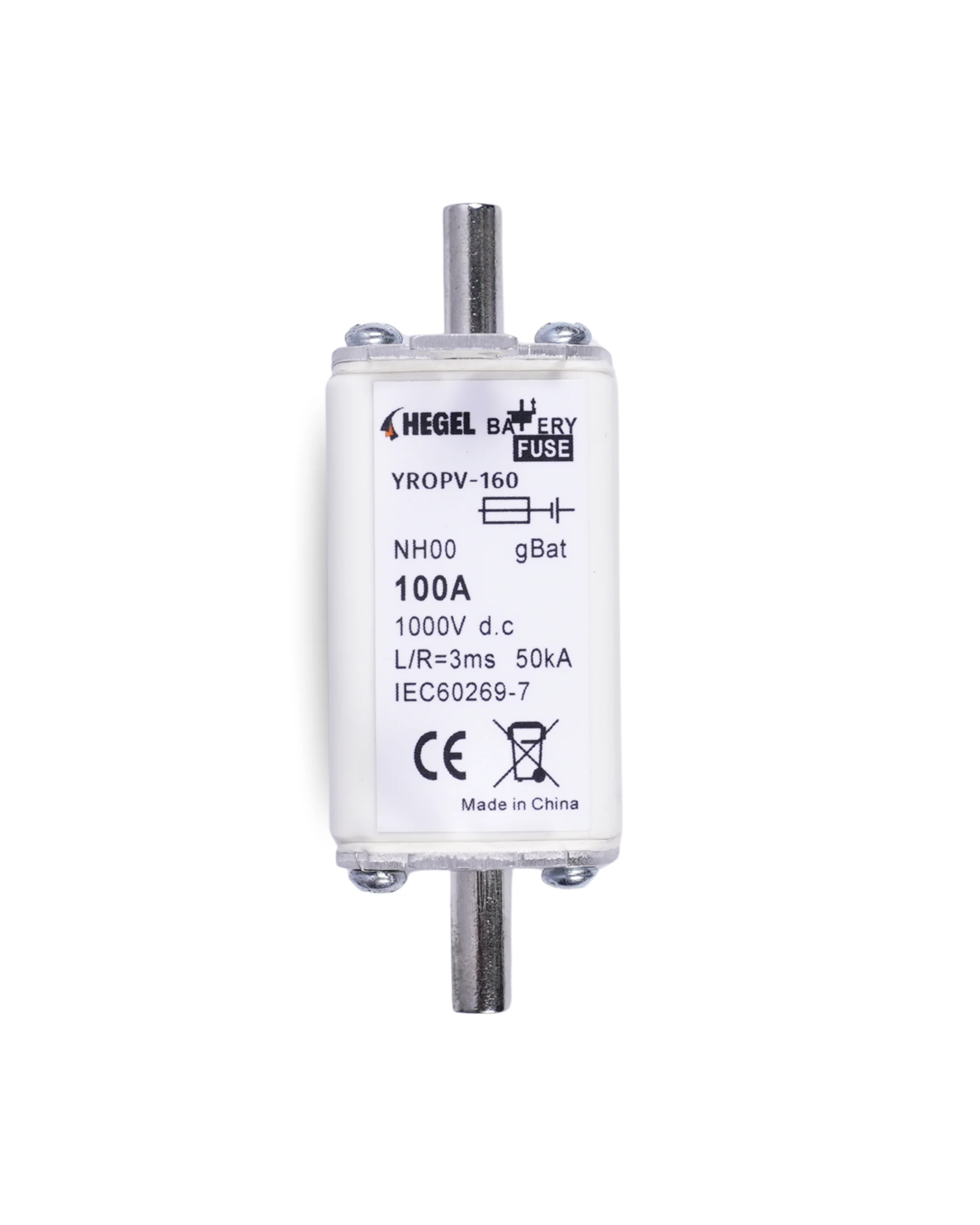 YROPV-160-100A HEGEL 100A DC BIÇAKLI SİGORTA - Görsel 1